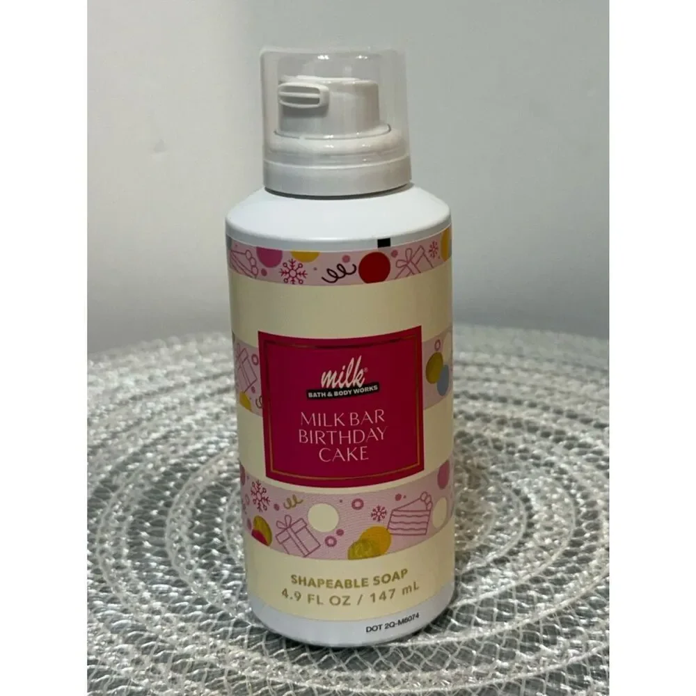 BBW Milk Bar Birthday Cake Shapeable Soap NWT